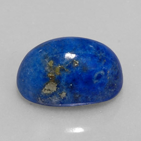 Lapis-lazuli bleue naturelle coupe ovale, 5,85 ct, opaque