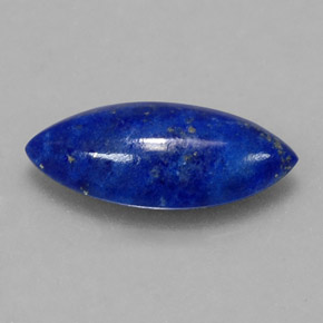 Lapis-lazuli bleue naturelle marquise, 2,84 ct, opaque