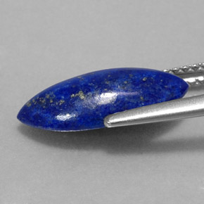 Lapis-lazuli bleue naturelle marquise, 2,84 ct, opaque