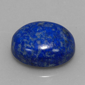Lapis-lazuli bleue naturelle coupe ovale, 5,86 ct, opaque