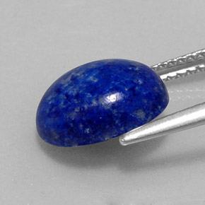 Lapis-lazuli bleue naturelle coupe ovale, 4,01 ct, opaque