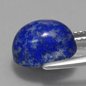 Lapis-lazuli bleue naturelle coupe ovale, 4,42 ct, opaque
