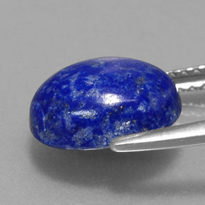 Lapis-lazuli bleue naturelle coupe ovale, 3,13 ct, opaque