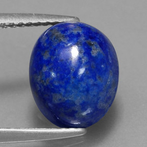 Lapis-lazuli bleue naturelle coupe ovale, 4,27 ct, opaque
