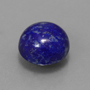 Lapis-lazuli bleue naturelle coupe roude, 3,58 ct, opaque