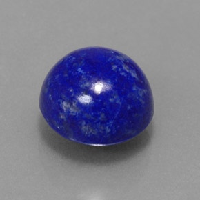 Lapis-lazuli bleue naturelle coupe roude, 3,59 ct, opaque