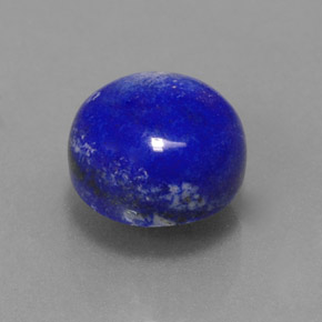Lapis-lazuli bleue naturelle coupe roude, 3,53 ct, opaque