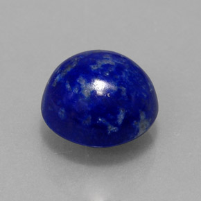 Lapis-lazuli bleue naturelle coupe roude, 3,48 ct, opaque