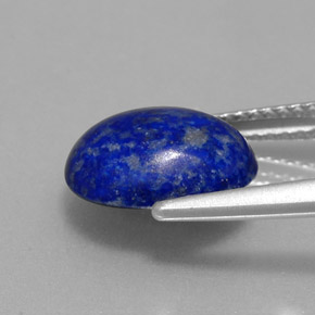 Lapis-lazuli bleue naturelle coupe ovale, 3,12 ct, opaque
