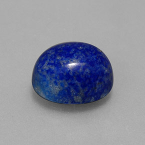 Lapis-lazuli bleue naturelle coupe ovale, 3,87 ct, opaque