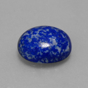 Lapis-lazuli bleue naturelle coupe ovale, 3,97 ct, opaque
