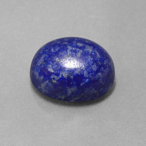 Lapis-lazuli bleue naturelle coupe ovale, 3,62 ct, opaque