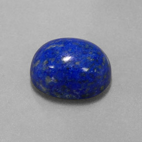 Lapis-lazuli bleue naturelle coupe ovale, 3,73 ct, opaque