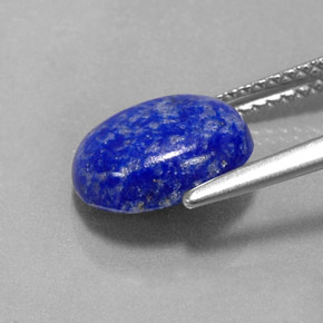 Lapis-lazuli bleue naturelle coupe ovale, 2,76 ct, opaque