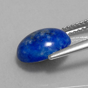 Lapis-lazuli bleue naturelle coupe ovale, 3,04 ct, opaque