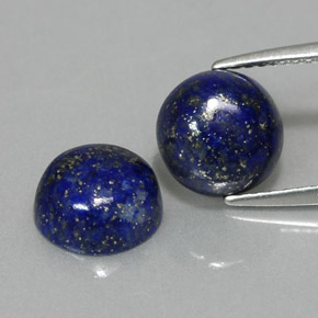 Achetez naturel ct bleue lapis-lazuli gems, coupe roude, en provenance afghanistan chez gemselect. en stock, livraison internationale!