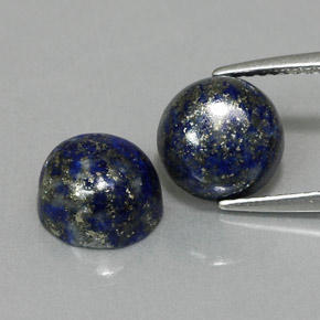 Achetez naturel ct bleue lapis-lazuli gems, coupe roude, en provenance afghanistan chez gemselect. en stock, livraison internationale!