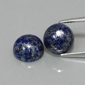Achetez naturel ct bleue lapis-lazuli gems, coupe roude, en provenance afghanistan chez gemselect. en stock, livraison internationale!