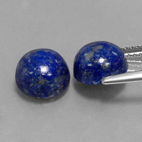 Achetez naturel ct bleue lapis-lazuli gems, coupe roude, en provenance afghanistan chez gemselect. en stock, livraison internationale!