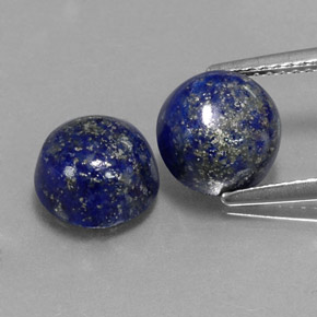 Achetez naturel ct bleue lapis-lazuli gems, coupe roude, en provenance afghanistan chez gemselect. en stock, livraison internationale!