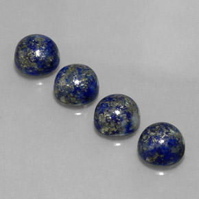 Achetez naturel ct bleue lapis-lazuli gems, coupe roude, en provenance afghanistan chez gemselect. en stock, livraison internationale!