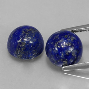 Achetez naturel ct bleue lapis-lazuli gems, coupe roude, en provenance afghanistan chez gemselect. en stock, livraison internationale!