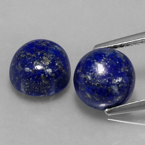 Achetez naturel ct bleue lapis-lazuli gems, coupe roude, en provenance afghanistan chez gemselect. en stock, livraison internationale!