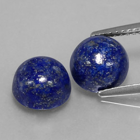 Achetez naturel ct bleue lapis-lazuli gems, coupe roude, en provenance afghanistan chez gemselect. en stock, livraison internationale!