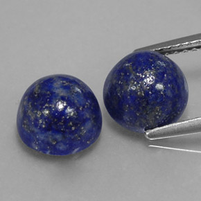 Achetez naturel ct bleue lapis-lazuli gems, coupe roude, en provenance afghanistan chez gemselect. en stock, livraison internationale!