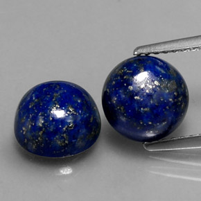 Achetez naturel ct bleue lapis-lazuli gems, coupe roude, en provenance afghanistan chez gemselect. en stock, livraison internationale!