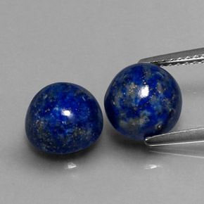 Achetez naturel ct bleue lapis-lazuli gems, coupe roude, en provenance afghanistan chez gemselect. en stock, livraison internationale!