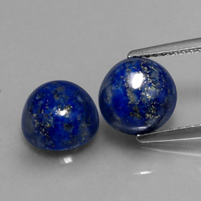 Achetez naturel ct bleue lapis-lazuli gems, coupe roude, en provenance afghanistan chez gemselect. en stock, livraison internationale!