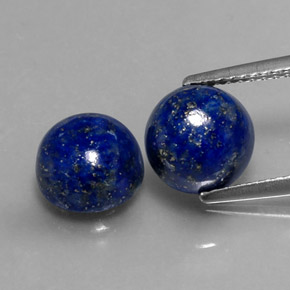 Achetez naturel ct bleue lapis-lazuli gems, coupe roude, en provenance afghanistan chez gemselect. en stock, livraison internationale!