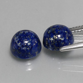 Achetez naturel ct bleue lapis-lazuli gems, coupe roude, en provenance afghanistan chez gemselect. en stock, livraison internationale!