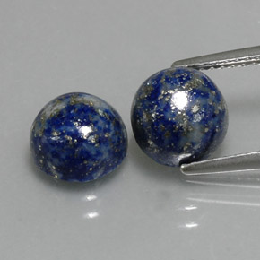 Achetez naturel ct bleue lapis-lazuli gems, coupe roude, en provenance afghanistan chez gemselect. en stock, livraison internationale!