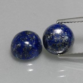 Achetez naturel ct bleue lapis-lazuli gems, coupe roude, en provenance afghanistan chez gemselect. en stock, livraison internationale!