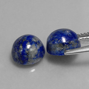 Achetez naturel ct bleue lapis-lazuli gems, coupe roude, en provenance afghanistan chez gemselect. en stock, livraison internationale!