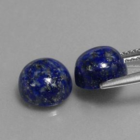 Achetez naturel ct bleue lapis-lazuli gems, coupe roude, en provenance afghanistan chez gemselect. en stock, livraison internationale!