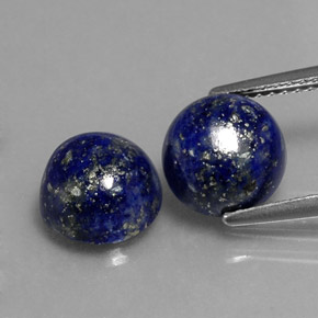 Achetez naturel ct bleue lapis-lazuli gems, coupe roude, en provenance afghanistan chez gemselect. en stock, livraison internationale!