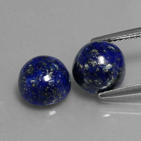 Achetez naturel ct bleue lapis-lazuli gems, coupe roude, en provenance afghanistan chez gemselect. en stock, livraison internationale!