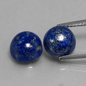 Achetez naturel ct bleue lapis-lazuli gems, coupe roude, en provenance afghanistan chez gemselect. en stock, livraison internationale!
