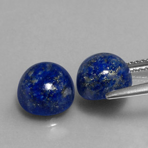 Achetez naturel ct bleue lapis-lazuli gems, coupe roude, en provenance afghanistan chez gemselect. en stock, livraison internationale!