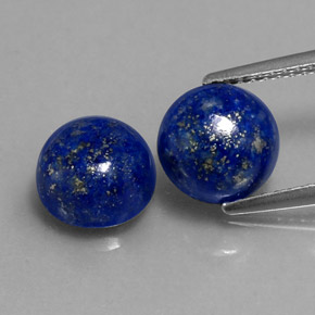 Achetez naturel ct bleue lapis-lazuli gems, coupe roude, en provenance afghanistan chez gemselect. en stock, livraison internationale!