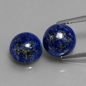 Achetez naturel ct bleue lapis-lazuli gems, coupe roude, en provenance afghanistan chez gemselect. en stock, livraison internationale!
