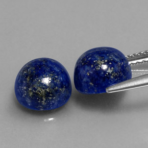 Achetez naturel ct bleue lapis-lazuli gems, coupe roude, en provenance afghanistan chez gemselect. en stock, livraison internationale!