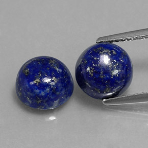 Achetez naturel ct bleue lapis-lazuli gems, coupe roude, en provenance afghanistan chez gemselect. en stock, livraison internationale!