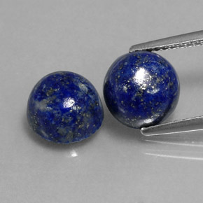 Achetez naturel ct bleue lapis-lazuli gems, coupe roude, en provenance afghanistan chez gemselect. en stock, livraison internationale!