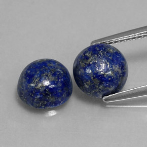 Achetez naturel ct bleue lapis-lazuli gems, coupe roude, en provenance afghanistan chez gemselect. en stock, livraison internationale!