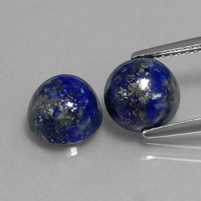 Achetez naturel ct bleue lapis-lazuli gems, coupe roude, en provenance afghanistan chez gemselect. en stock, livraison internationale!