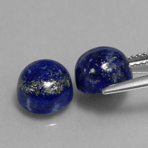 Achetez naturel ct bleue lapis-lazuli gems, coupe roude, en provenance afghanistan chez gemselect. en stock, livraison internationale!